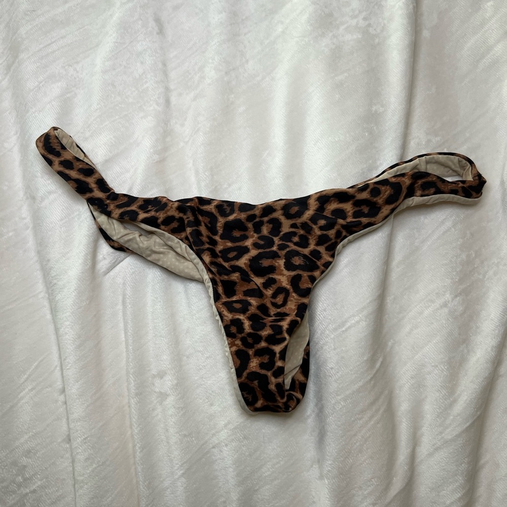 Acacia Swimwear Leopard Print Bikini Bottom